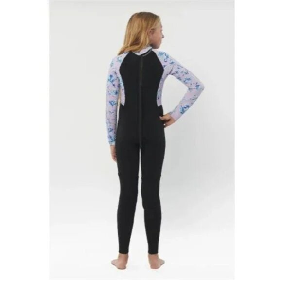 Sisstrevolution 3​/2mm 7 Seas Wetsuit Print Back Zip NWT Girls 6 - Picture 2 of 5